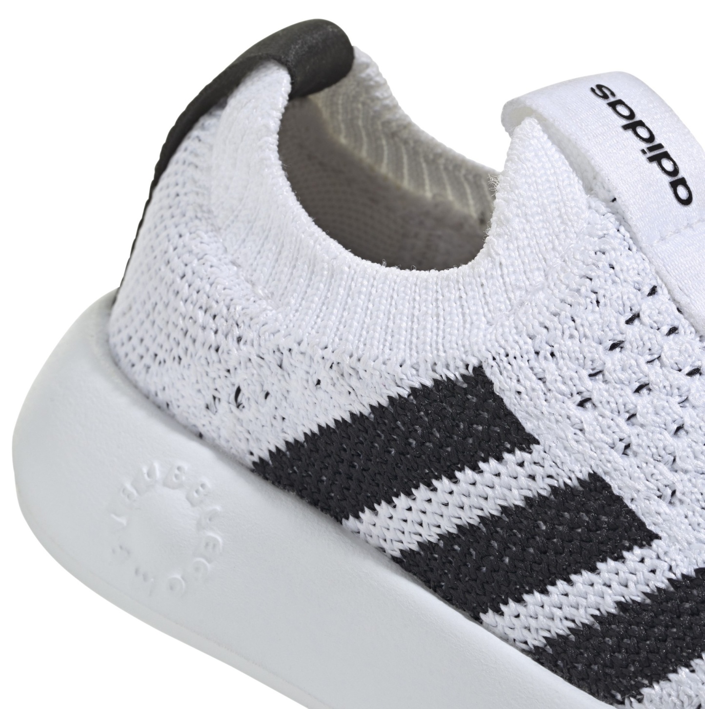 adidas Toddler Bubble Comfy I Shoes - White/Black - View 8
