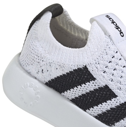 adidas Toddler Bubble Comfy I Shoes - White/Black - View 8