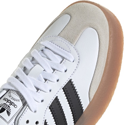 adidas Women's Sambae Shoes - White/Black/Gum - View 7