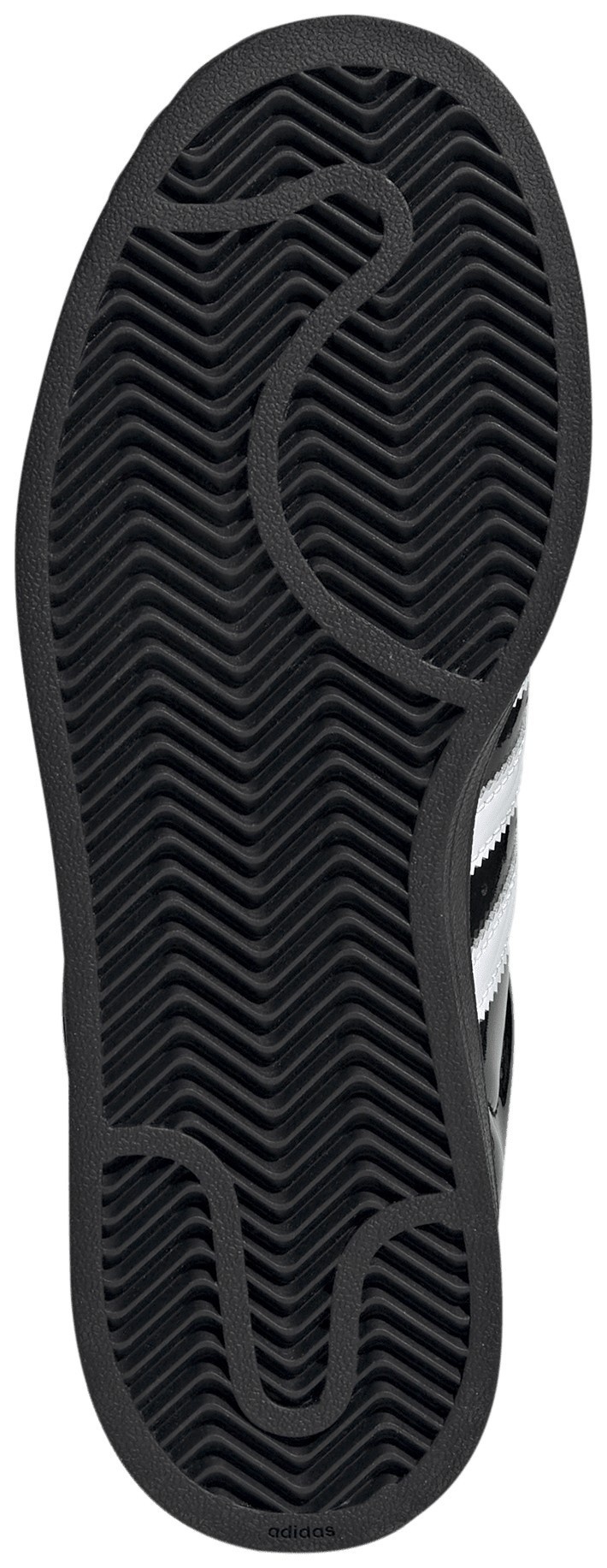 adidas Women's Superstar II Shoes - Patent Leather Black/White - View 5