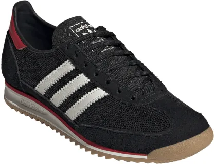 adidas Women's SL72 OG Shoes - Core Black/Off White/Better Scarlet - View 5