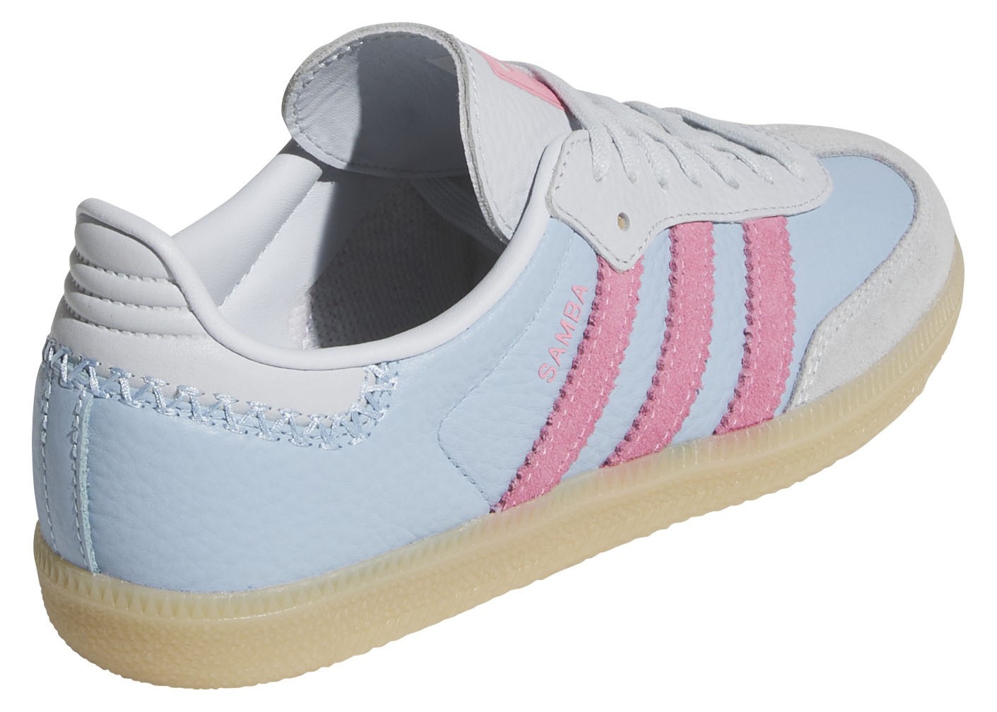 adidas Kids' Grade School Samba OG Shoes - Blue - View 6