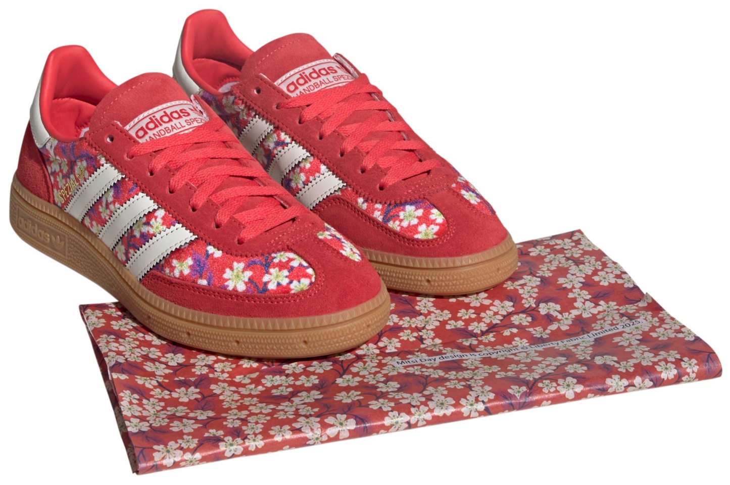 adidas Kids' Grade School Handball Spezial Shoes - Red/White - View 7