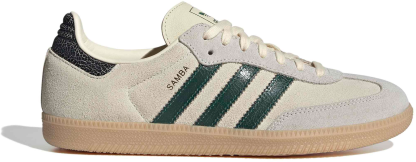 adidas Samba OG Shoes - Vint Wht/Green - View 1