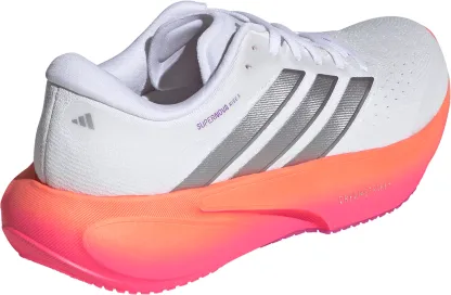 adidas Women's Supernova 3 Running Shoes - White/Silver Metallic/Lucid Pink - View 6