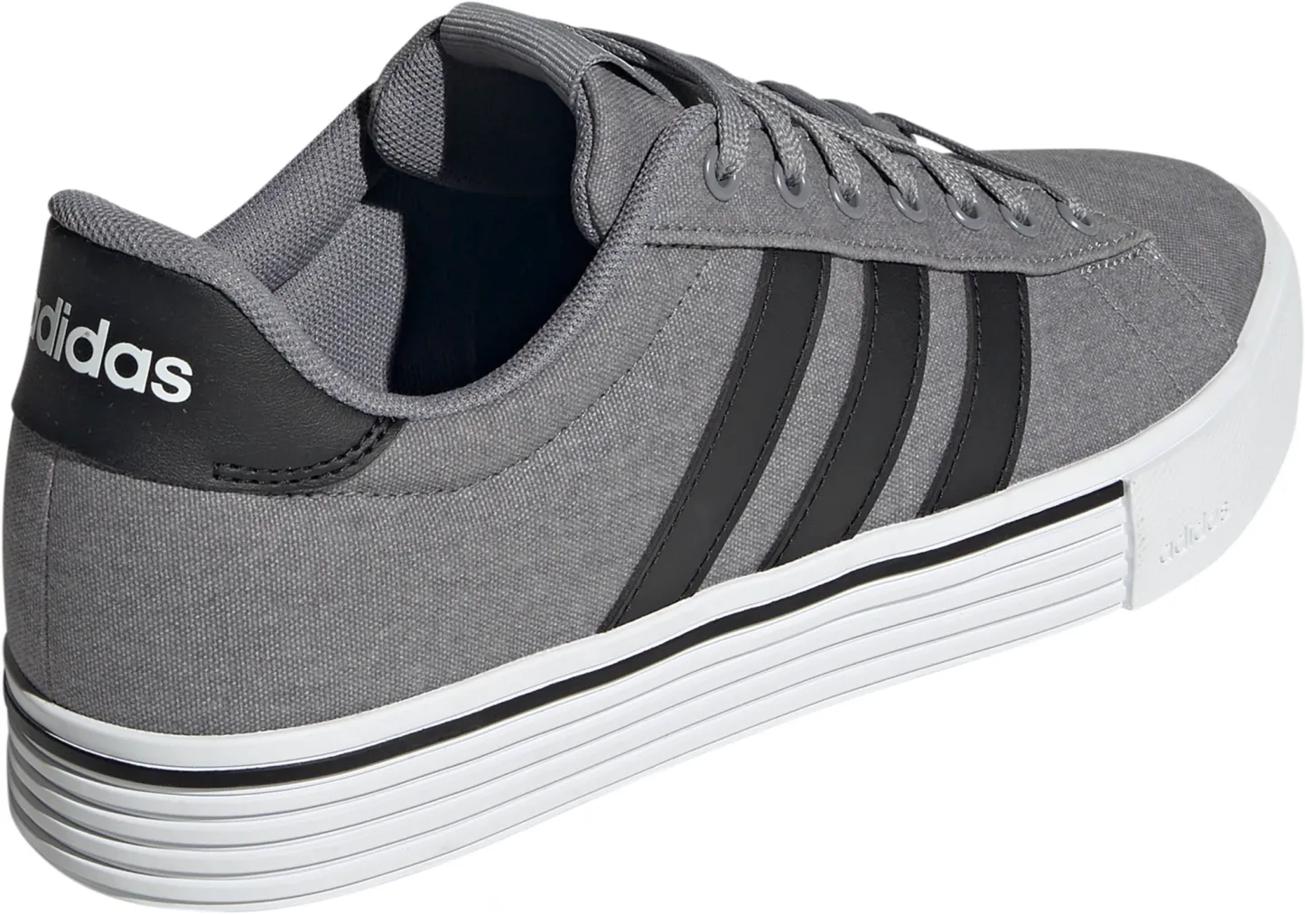 adidas Men's Daily 4.0 Shoes - Grey/Black/White - View 5