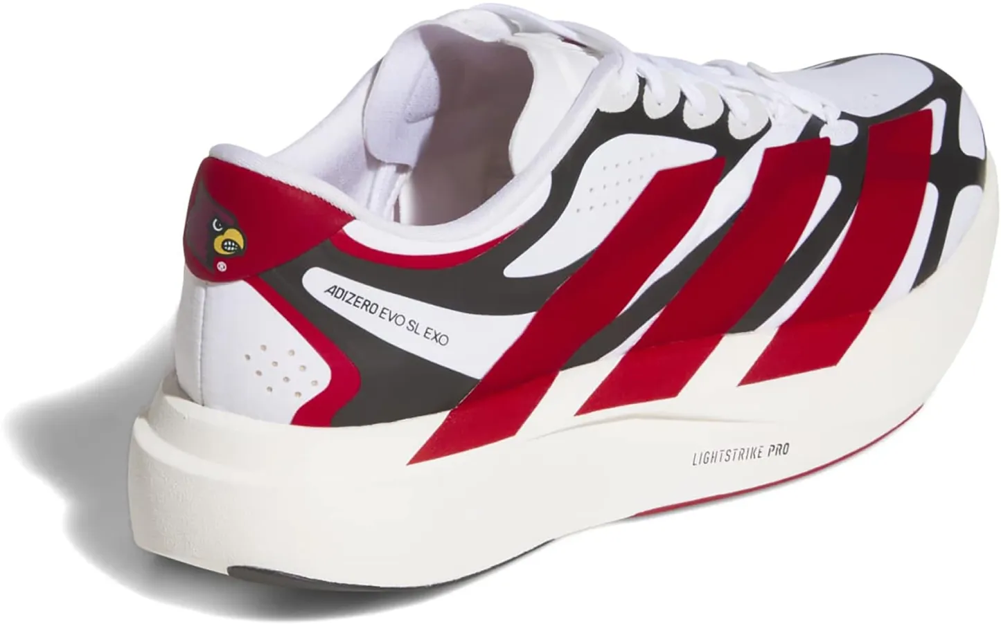 adidas Men's Adizero EVO SL EXO Louisville Running Shoes - Ftwwht/Tmpwrd/Cblack - View 7