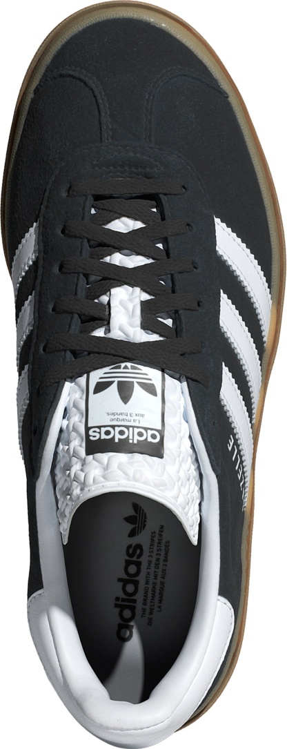 adidas Originals Women's Gazelle Bold Shoes - Black/White/Gum - View 2