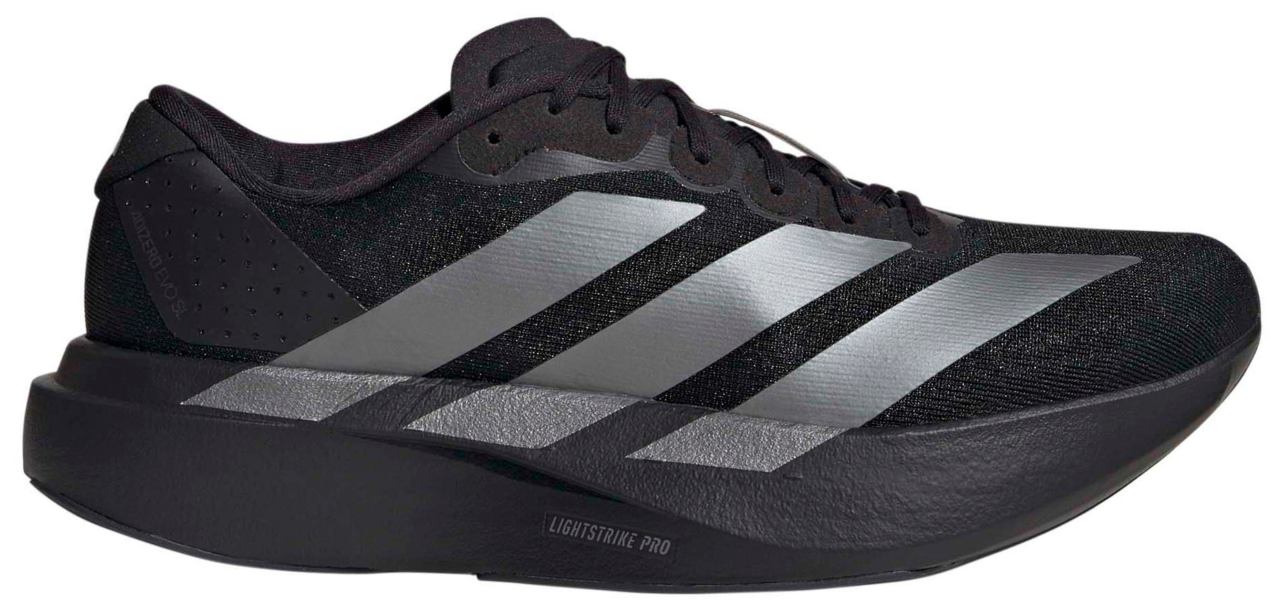 adidas Women's Adizero EVO SL Running Shoes - Black/Iron - View 1