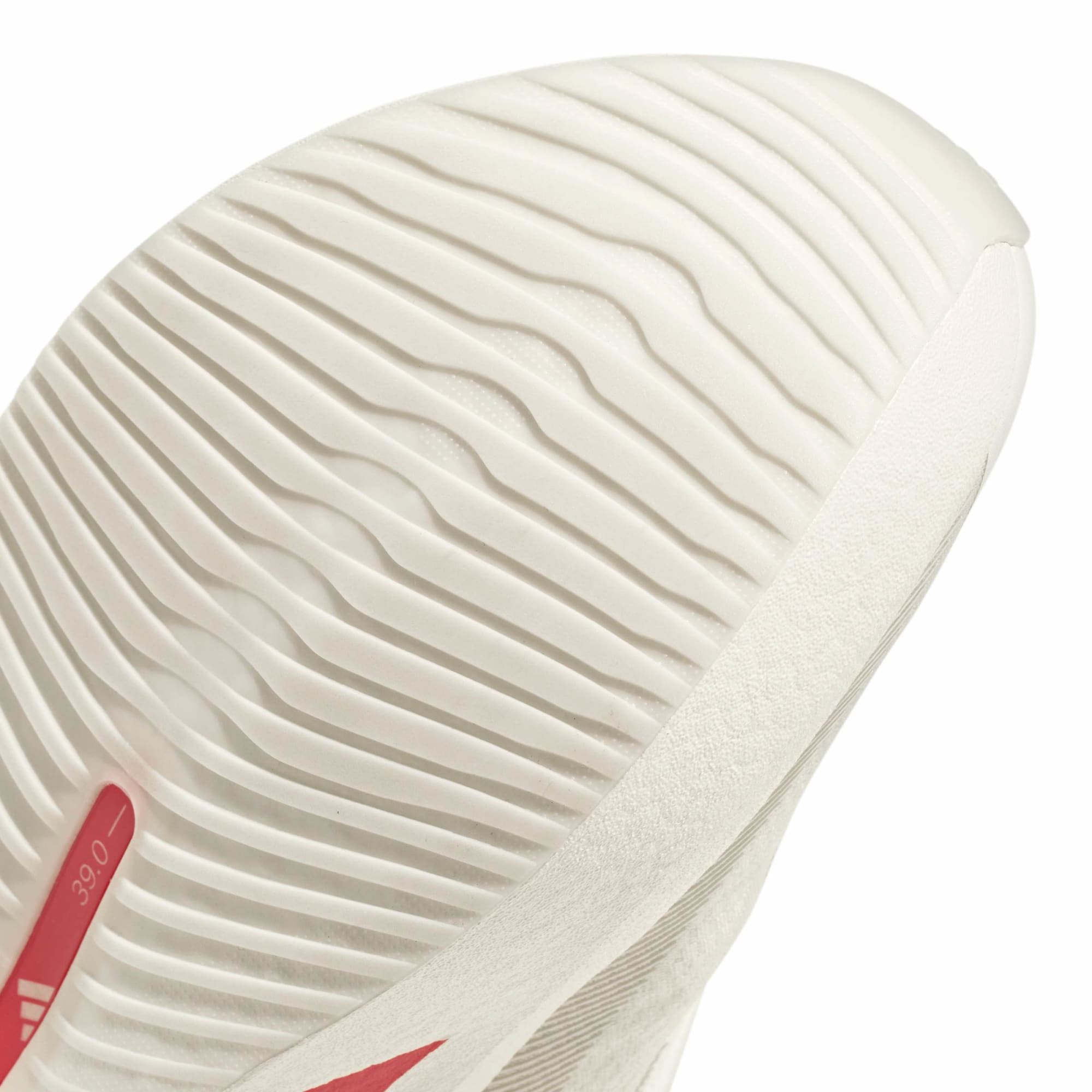 adidas Men's Hyperboost Edge Running Shoes - White/Pure Ruby/Gold Mtllc - View 9