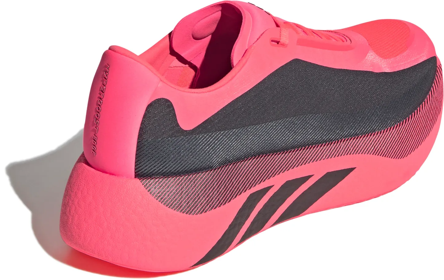 adidas Men's Hyperboost Edge Running Shoes - Turbo/Carbon/Solar Turbo - View 6