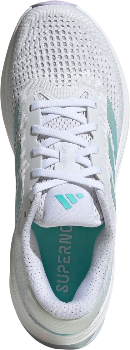 adidas Women's Supernova Rise Running Shoes - White/Green - View 2