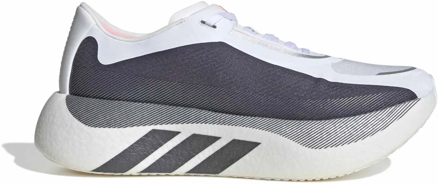 adidas Men's Hyperboost Edge Running Shoes - White/Auror Onix/Solar Turbo - View 1