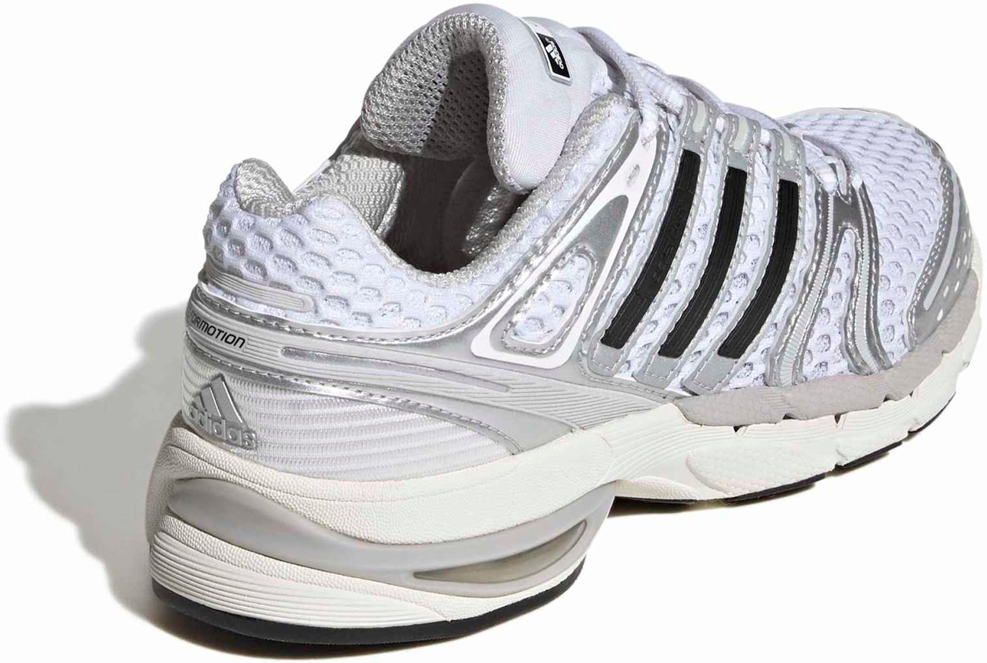 adidas Kids' Grade School AdiStar Control 5 Shoes - White/Silver Met/Grey One - View 5