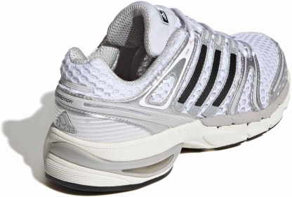 adidas Kids' Grade School AdiStar Control 5 Shoes - White/Silver Met/Grey One - View 5