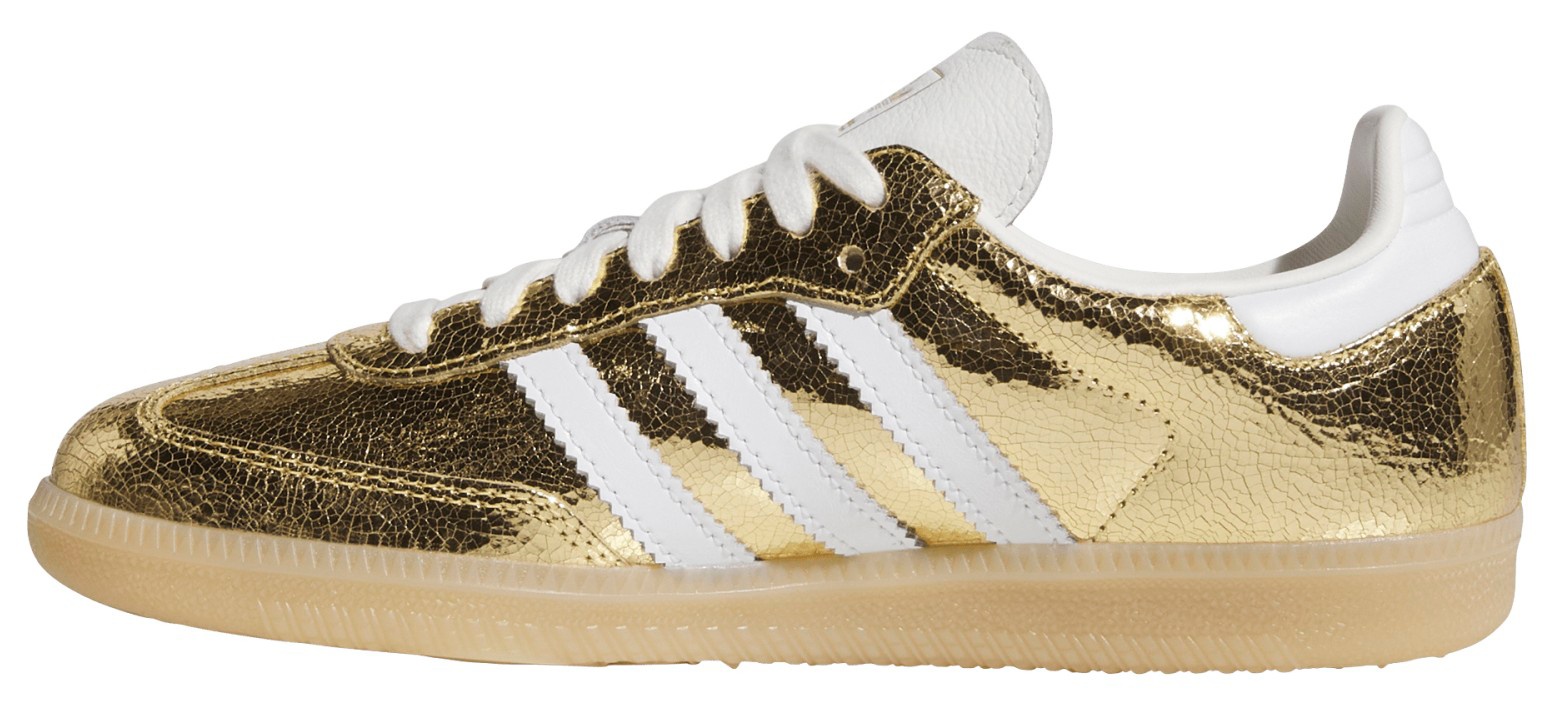 adidas Women's Samba OG Shoes - Gold - View 6