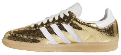 adidas Women's Samba OG Shoes - Gold - View 6