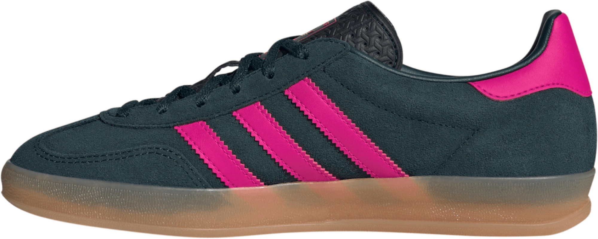 adidas Women's Gazelle Indoor Shoes - Green/Pink - View 4
