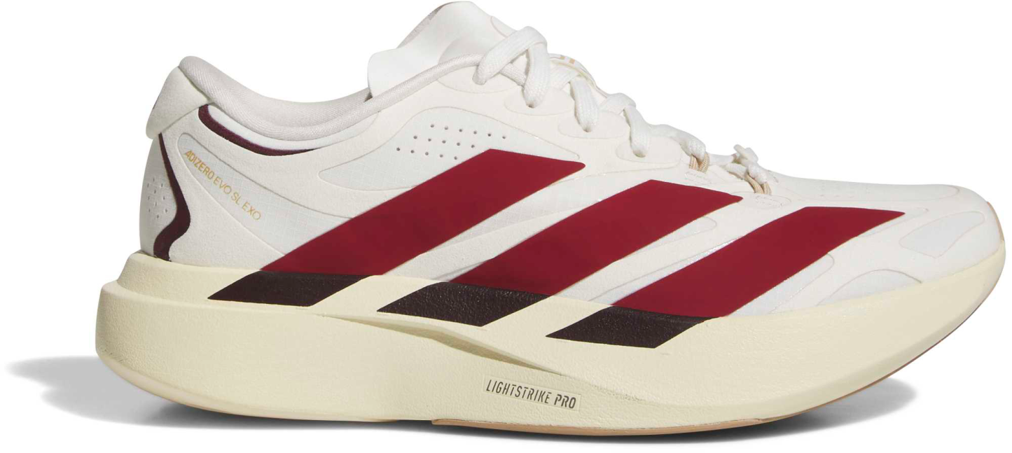 adidas Women's Adizero EVO SL EXO  Running Shoes - Core White/Team Victory Red/Cream White - View 1