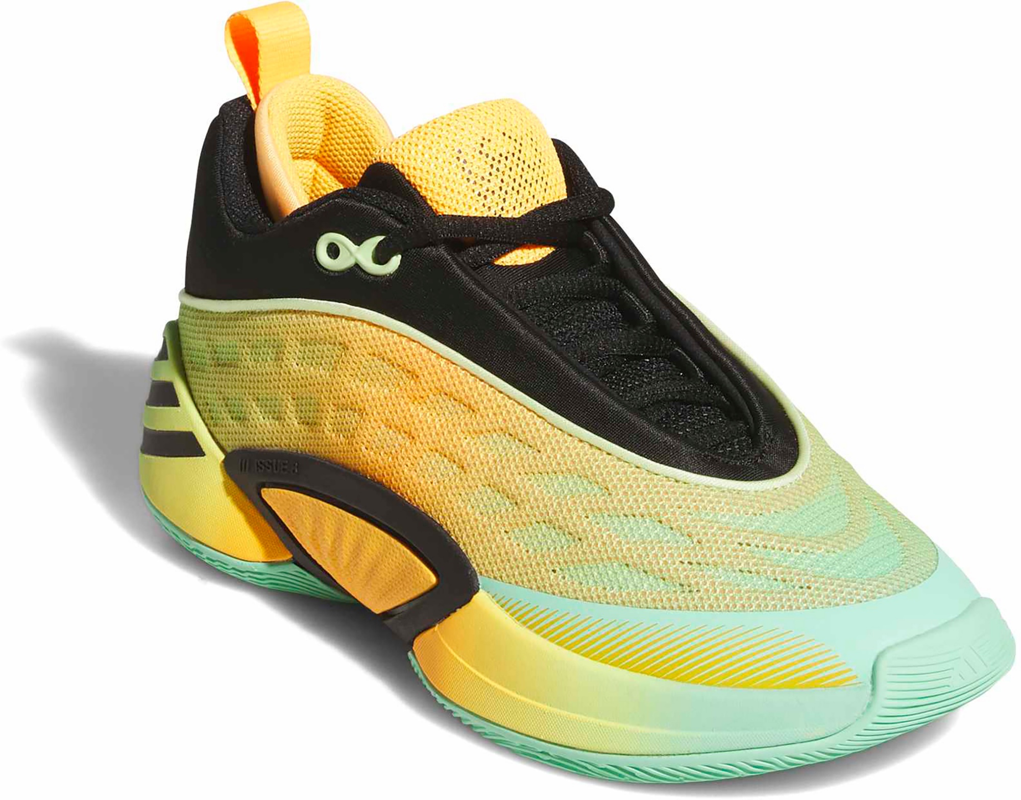 adidas Donovan Mitchell D.O.N. Issue 'Panama' Basketball Shoes - Lucid Tangerine/Core Black/Pulse Mint - View 6
