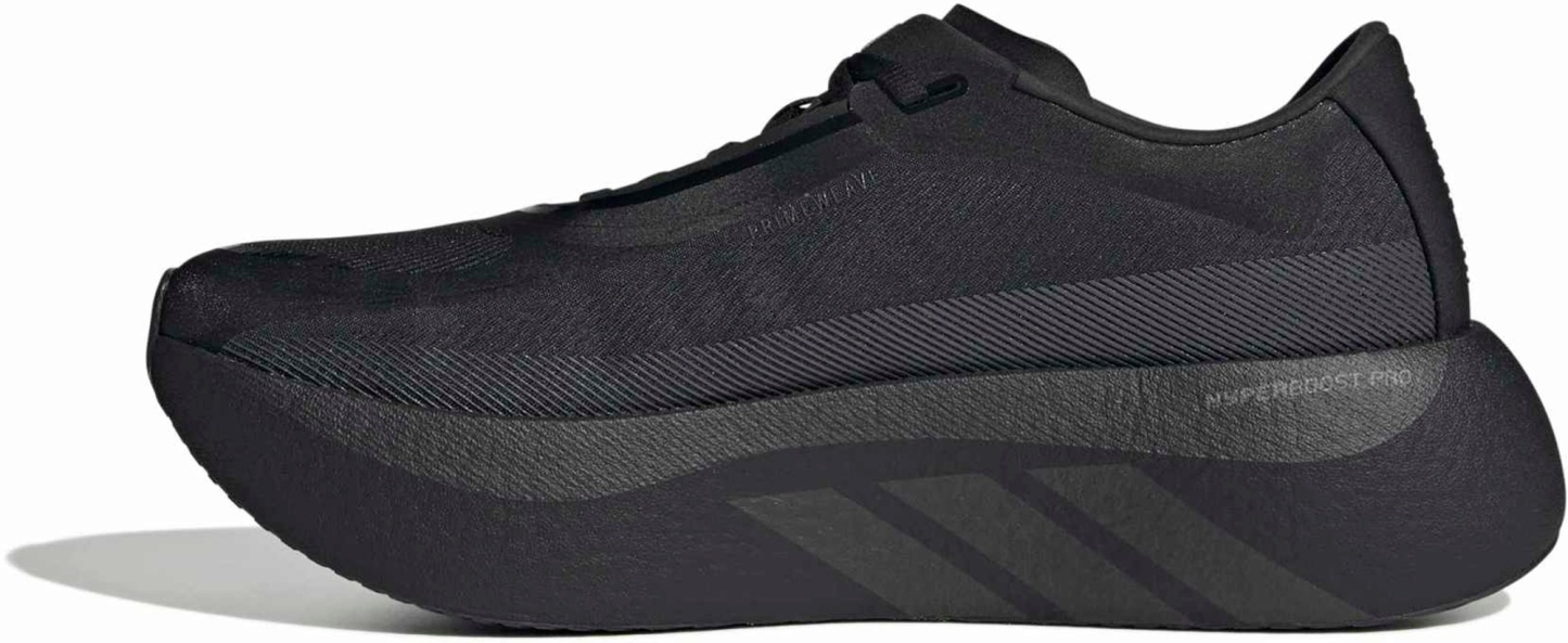 adidas Men's Hyperboost Edge Running Shoes - Black/Black - View 5