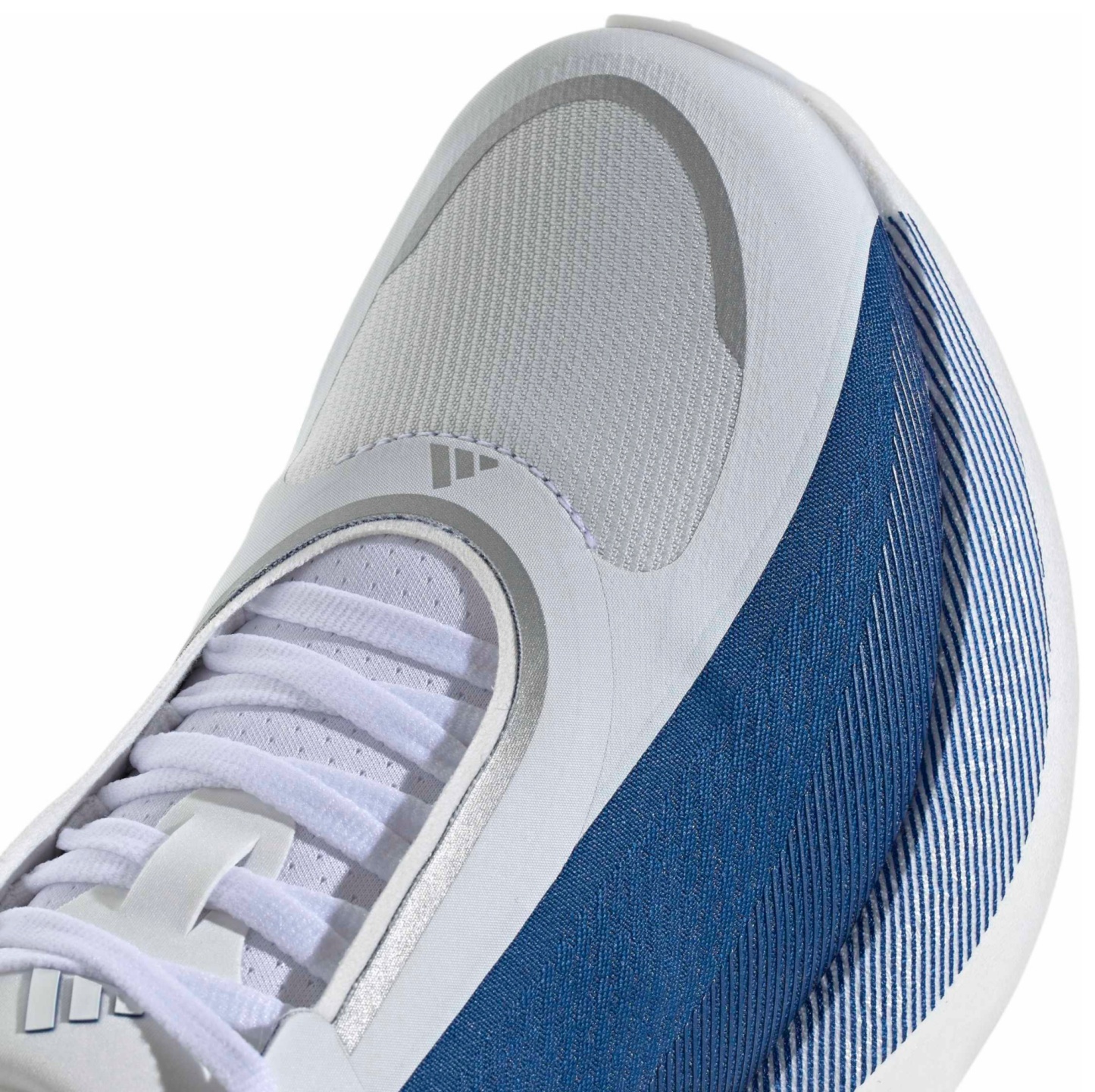 adidas Men's Hyperboost Edge Running Shoes - White/White/Metallic - View 8