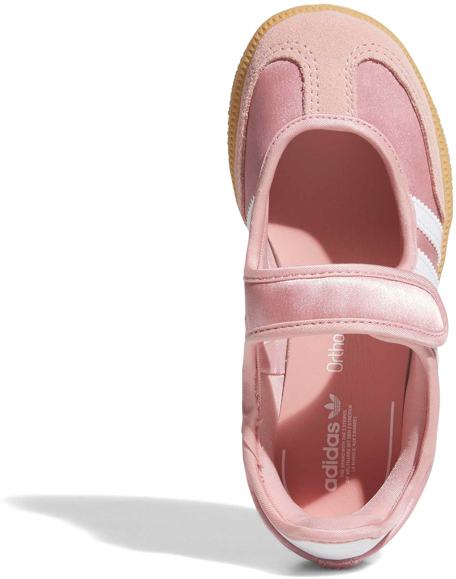 adidas Kids' Preschool Samba Jane Shoes - Wonder Mauve/Ftwr White/Gum 3 - View 2