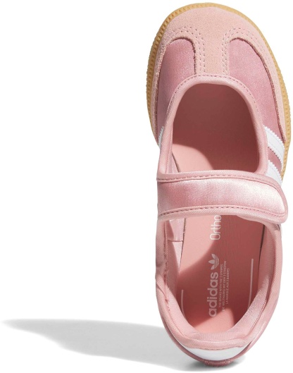 adidas Kids' Preschool Samba Jane Shoes - Wonder Mauve/Ftwr White/Gum 3 - View 2