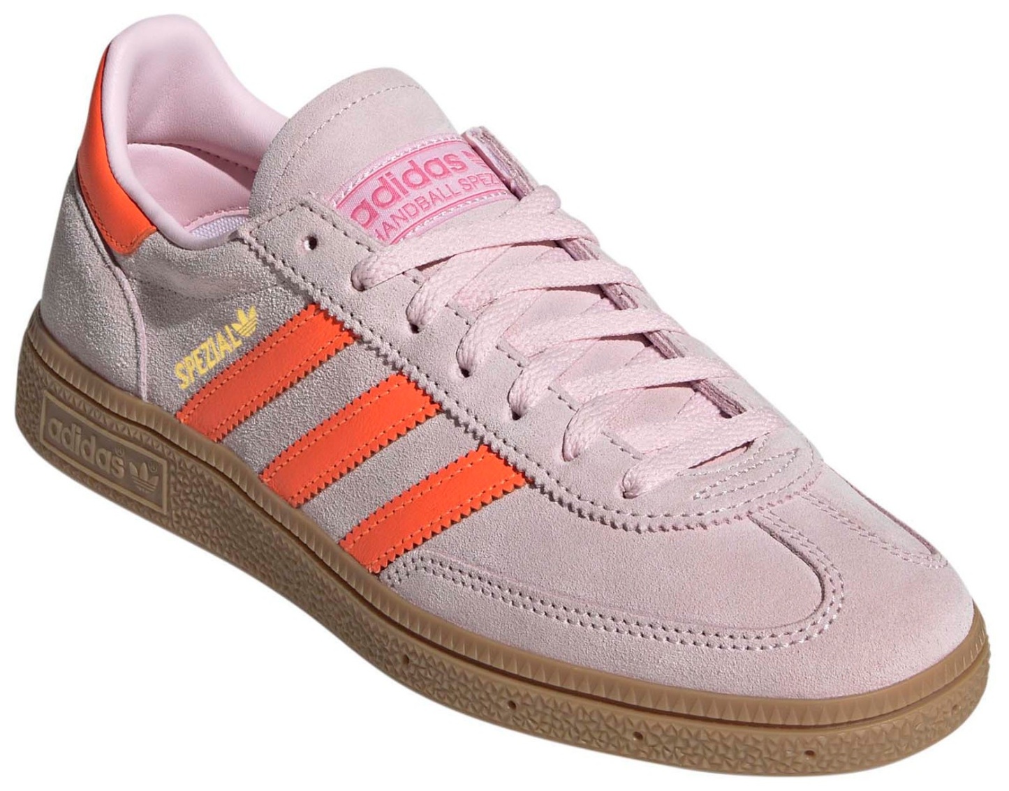 adidas Women's Handball Spezial Shoes - Pink/Orange/Gum - View 5