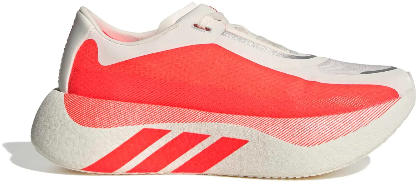 adidas Women's Hyperboost Edge Running Shoes - Hyper White/Solar Turbo/Solar Turbo - View 1