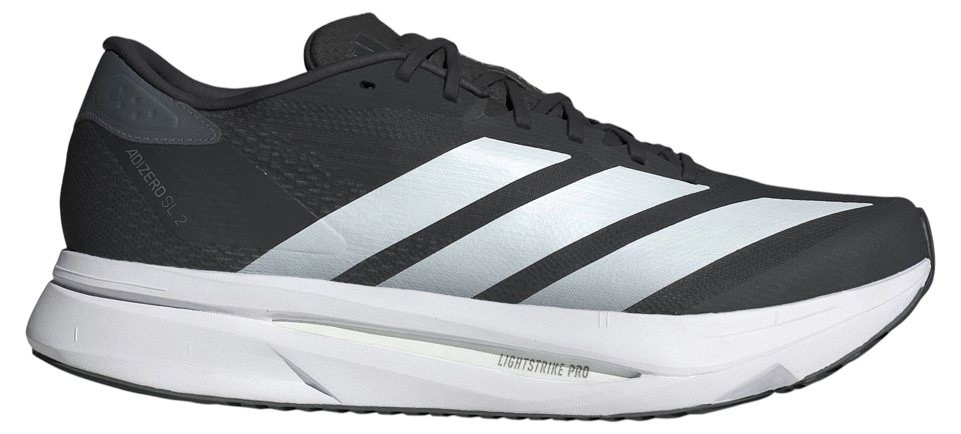 adidas Men's Adizero Sl2 Running Shoes - Black/White/Grey - View 1