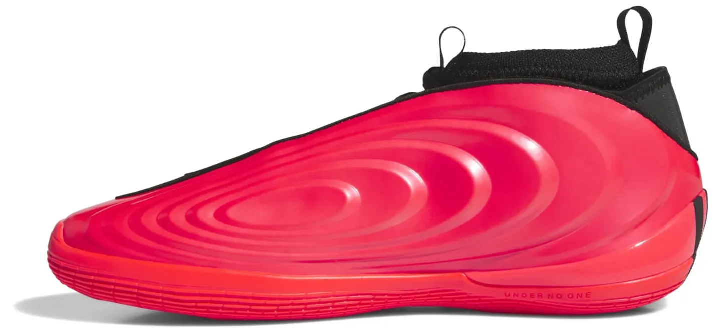 adidas Harden Volume 10 'Ruby' Basketball Shoes - Pure Ruby/Core Black/Solar Lemon - View 7