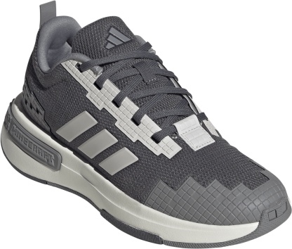 adidas Kids' Grade School Minecraft Pro Shoes - Grey Five/Grey One/Grey Three - View 5