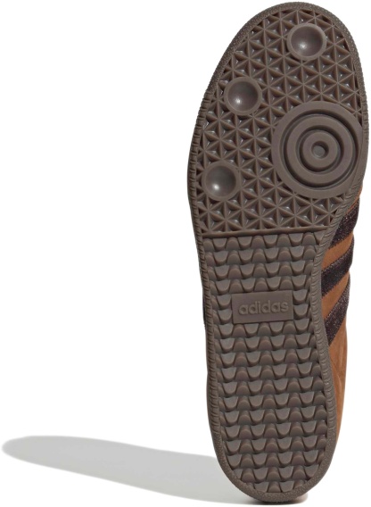 adidas Samba OG Shoes - Nubuck Brnz/Coffee - View 3