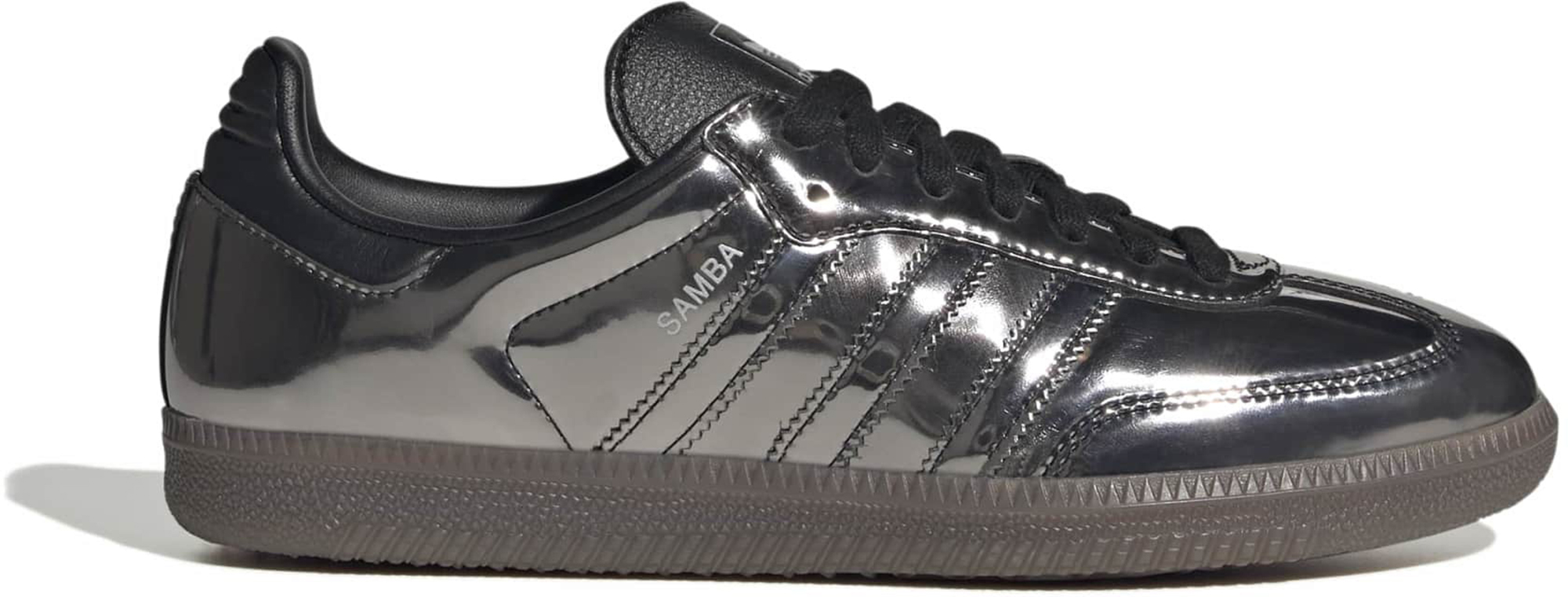 adidas Women's Samba OG Shoes - Chrome Black/Gum5 - View 1