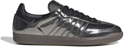 adidas Women's Samba OG Shoes - Chrome Black/Gum5 - View 1