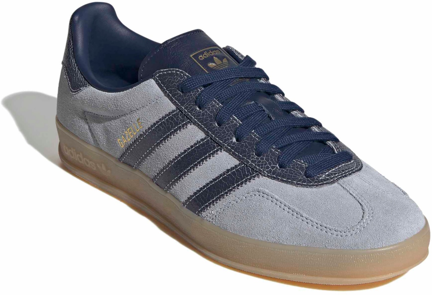 adidas Men's Gazelle Indoor Shoes - Vint Slvr/Indg - View 6