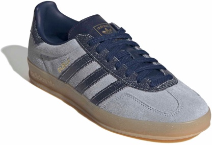 adidas Men's Gazelle Indoor Shoes - Vint Slvr/Indg - View 6