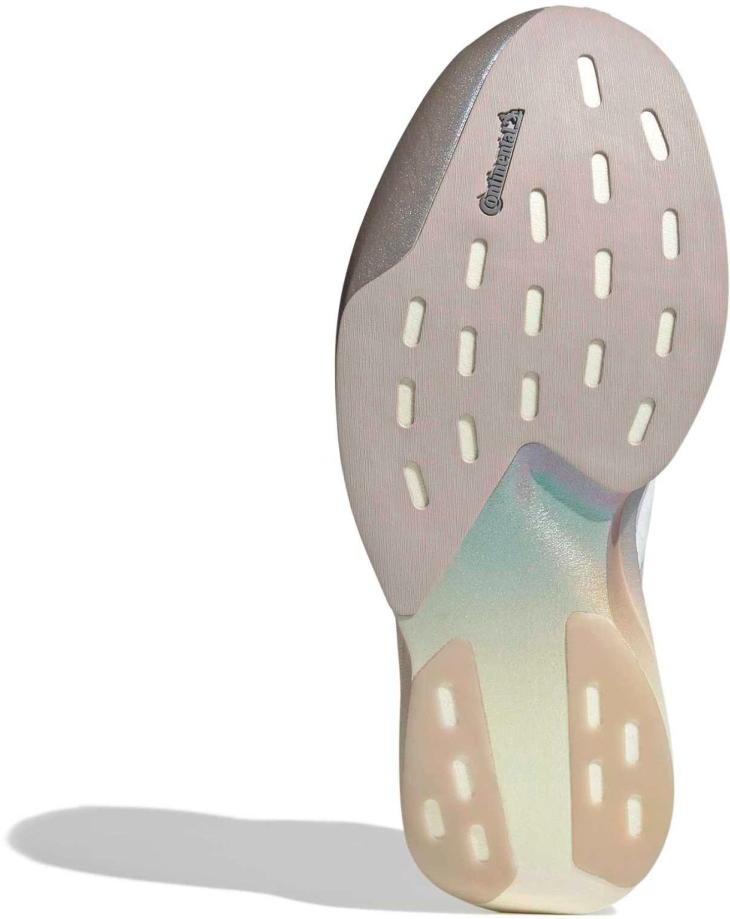 adidas Women's Adizero EVO SL Woven Running Shoes - White/Grey/Purple - View 3