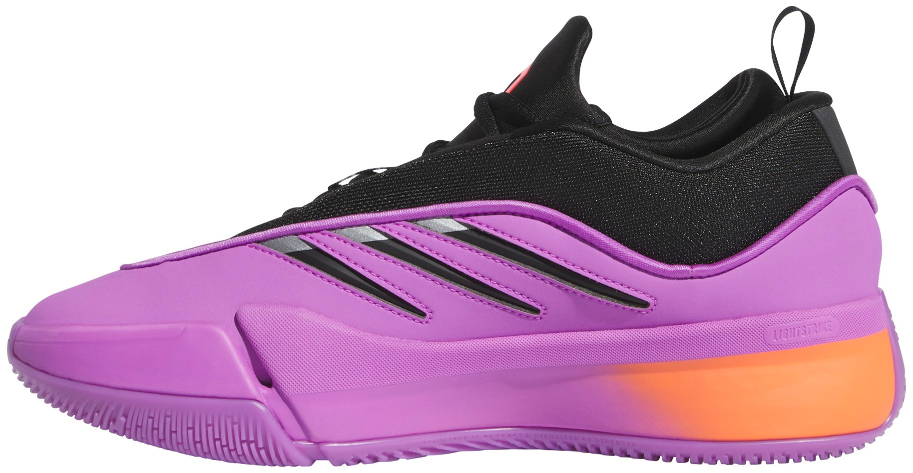 adidas Dame 9 Low Basketball Shoes - Pink/Black - View 4