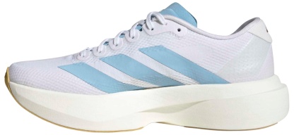 adidas Women's Adizero EVO SL Running Shoes - White/Clear Blue/Matte Gold - View 4