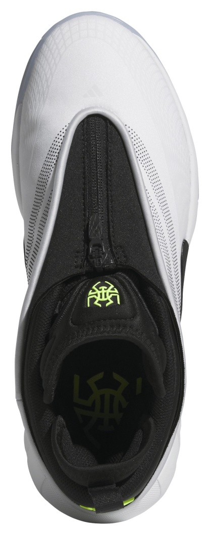 adidas D.O.N. Issue #7 Basketball Shoes - White/Black/White - View 5