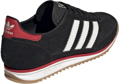 adidas Women's SL72 OG Shoes - Core Black/Off White/Better Scarlet - View 6
