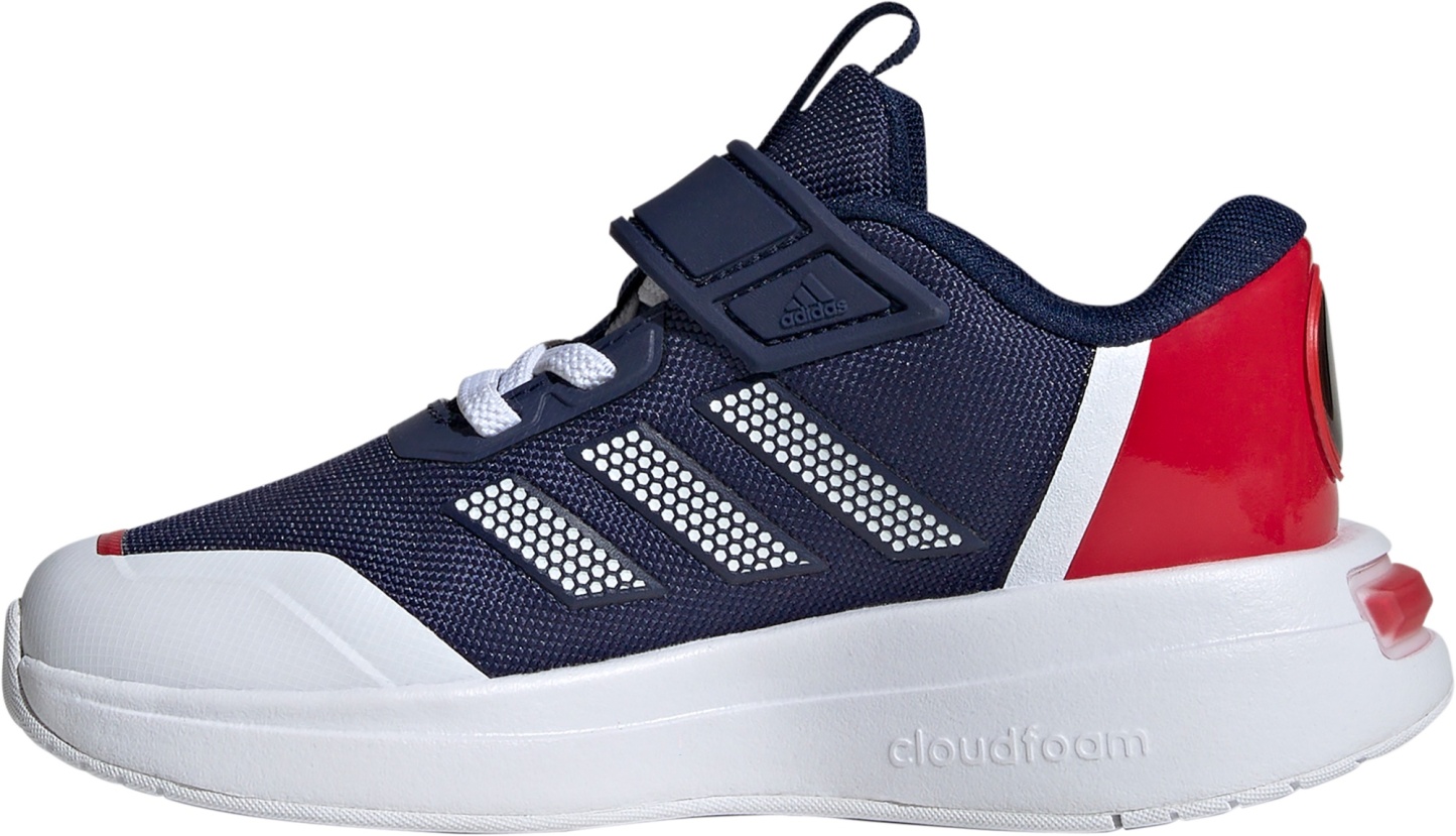 adidas Kids' Preschool Marvel x Racer Running Shoes - Blue/White/Silver - View 3
