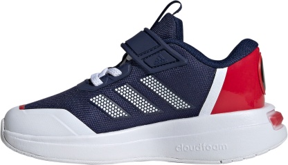 adidas Kids' Preschool Marvel x Racer Running Shoes - Blue/White/Silver - View 3