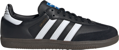 adidas Kids' Grade School Samba OG Shoes - Black/White - View 1