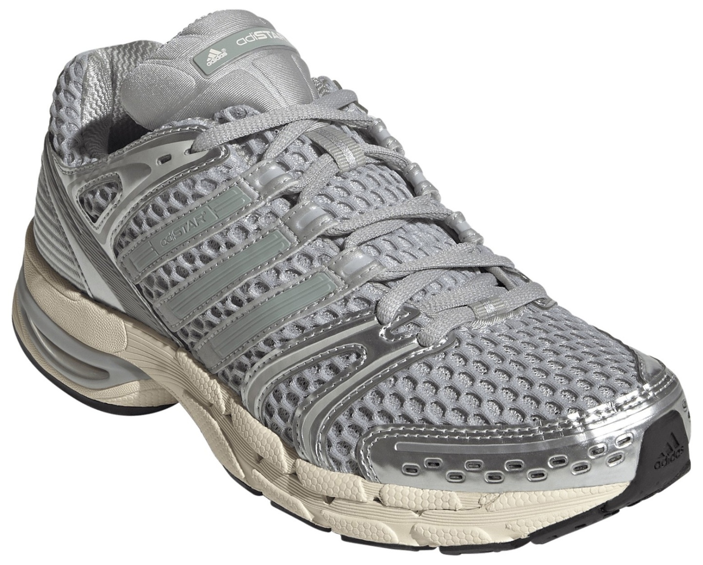 adidas Women's Adistar Control 5 Shoes - Grey Two/Cream White/Wonder Sage - View 5