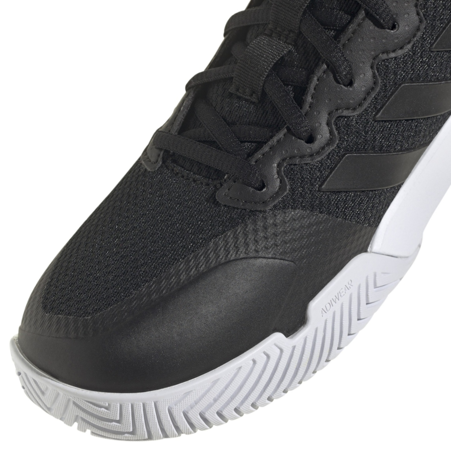 adidas Women's GameCourt 2 Tennis Shoes - Black/Silver - View 7