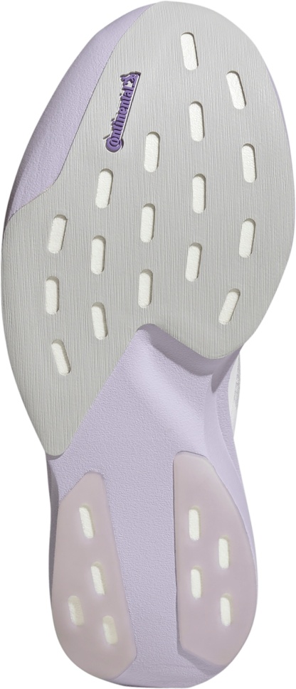 adidas Women's Adizero EVO SL Running Shoes - White/Zero Metallic/Purple Tint - View 3