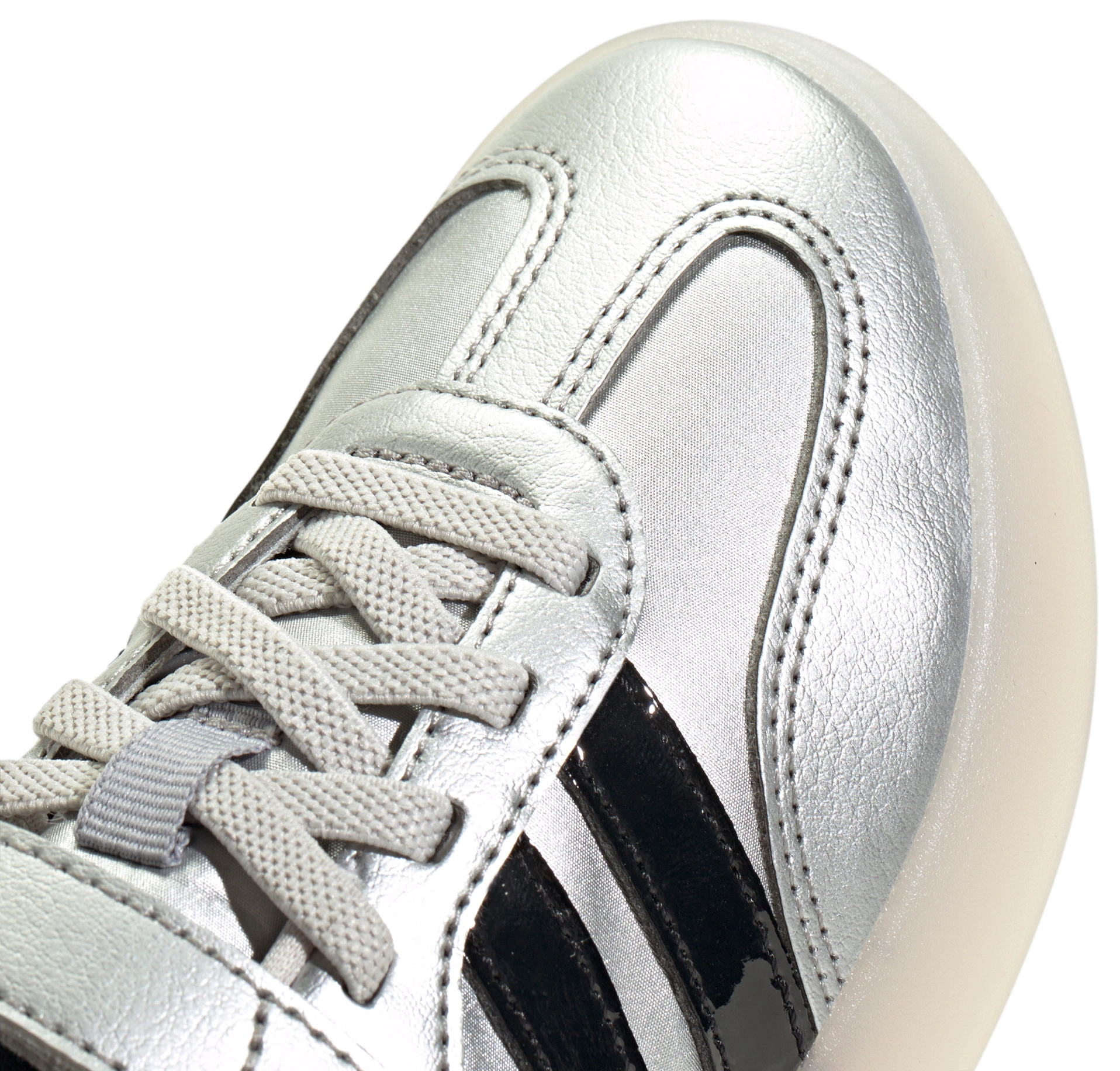 adidas Kids' Preschool Barreda Decode Shoes - Silver Met/Core Black/Chalk White - View 7
